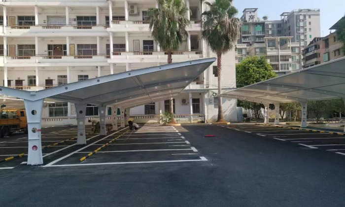 膜結構停車(chē)棚
